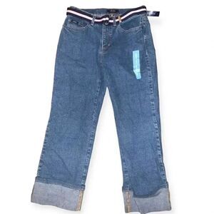 Y2k cropped preppy jeans